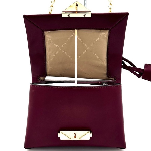 Michael Kors Cece Small Shoulder Bag Dark Cherry (NWT) - Picture 10 of 13